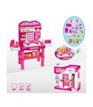 Bērnu rotaļu spēļu virtuves komplekts ar izlietni un piederumiem | Toy Kitchen Set For Children with Accessories