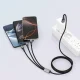 Кабель 3в1 Tech-Protect UltraBoost DNA USB-C / Micro-USB / Lightning 120 см, серый