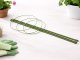 Adjustable Plant Support Ring Cage DIVO 60cm 3 Rings, green