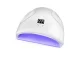 Hibrīda manikīra komplekts: 12W UV/LED lampa un frēze, balts