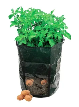 Мешок для посадки овощей и картофеля, 33x47 см, зелёный