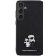 Karl Lagerfeld Samsung Galaxy S24 Plus Case Saffiano KC Pin, Black
