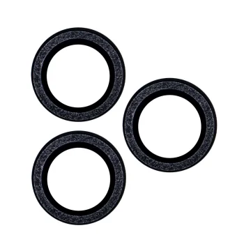 TFO kameras aizsargstiklu komplekts iPhone 11 Pro Max, Black Glitter (3 gab.)
