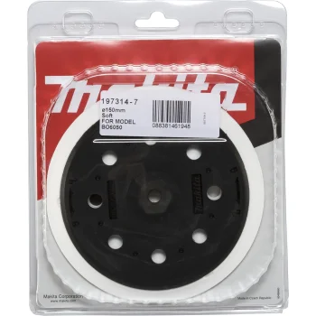 Makita slīpēšanas pamatne 150 mm Soft priekš BO6050