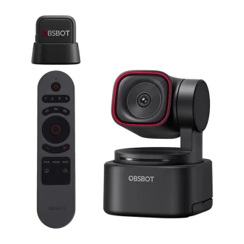 4K AI Веб-камера OBSBOT Tiny 3 Lite с микрофоном и пультом