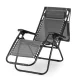 MultiGarden Garden and Beach Lounger with Adjustable Backrest and Canopy, Grey