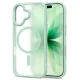 Tech-Protect MagMat MagSafe vāciņš iPhone 17, caurspīdīgs zaļš
