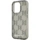 Karl Lagerfeld iPhone 15 Pro vāciņš IML Mono KL Pattern & Cord, melns