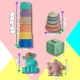 Radošie Mīkstie Sensorie Klucīši Zīdaiņiem Bērniem, 27 detaļas | Soft Rubber Baby Blocks