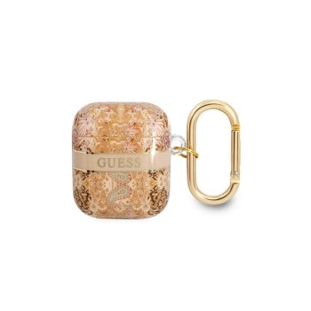 Guess Чехол для AirPods Paisley Strap Collection Золотой
