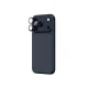 AmazingThing iPhone 17 Pro / 17 Pro Max kameras aizsargstikls ar zilu alumīnija rāmi