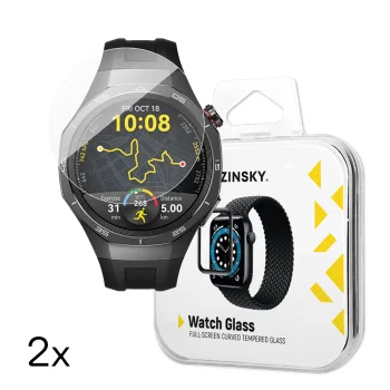 Wozinsky Full Glue aizsargstikls Huawei Watch GT 5 / 5 Pro / 4 / 4 Pro / 3 / 3 Pro 46mm, 2 gab.