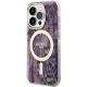 Guess iPhone 14 Pro vāciņš Leopard MagSafe, rozā