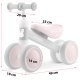 Ricokids 3-Wheel Toddler Balance Bike for Ages 1-3