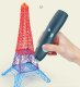 Children\'s 3D Pen Pencil Printer for PCL Plastic for Modeling Drawing, Purple