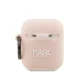 Чехол Karl Lagerfeld KLA2RUNCHP 3D Silicone для Apple AirPods 1 / 2 розовый
