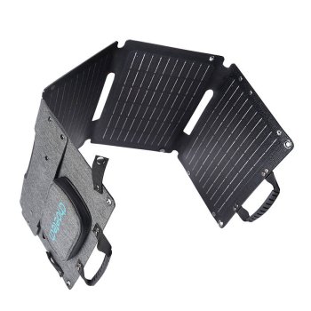 Складное солнечное зарядное устройство Choetech SC006 40W 1xUSB QC, 1xUSB-C PD...