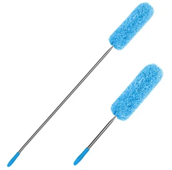 Telescopic Microfiber Duster 35-83 cm Blue
