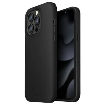 Apple Iphone 13 Pro Max 6,7" Uniq Etui Lino Hue Case Cover, Black | Чехол Кейс Бампер Обложка...