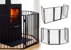 Kamīna Aizsardzība Drošības Žogs Barjera Vārti | Fireplace Fence Guard 5-Panel Baby Safety Gates Protection