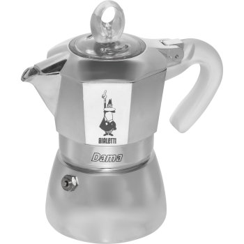 Bialetti Dama Pure Ice 3 Tašu Espresso Kafijas Kanna Sudraba