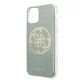 Guess 4G Circle Glitter vāciņš iPhone 11 Pro Max, haki