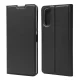 Sony Xperia 10 II Magnetic Leather Case Cover Card Holder, Black | Telefona Vāciņš Maciņš Apvalks Grāmatiņa