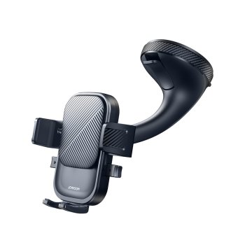Joyroom JR-OK6 clamp phone holder glass - black