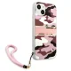 Чехол Guess Camo Strap для iPhone 13 mini розовый