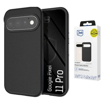 3mk Fortis MagCase vāciņš priekš Google Pixel 11 Pro, melns