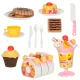 Rotaļlieta, Komplekts \"Torte\", 75 gab. - Rozā | Toy, Set \"Cake\", 75 pcs.