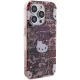 Hello Kitty iPhone 15 Pro Max vāciņš IML Tags Graffiti, rozā