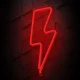 Светодиодный неон Forever Light Молния, Красный, USB/Батарейки