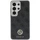 Guess 4G Rhinestone Round Logo MagSafe vāciņš Samsung Galaxy S26 Ultra, melns