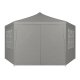 Garden Gazebo Event Pavilion with Windows MultiGarden 2x2x2 m, grey