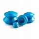 4Fizjo PRO+ Rubber Chinese Cupping Massage Set, 4 pcs, Blue