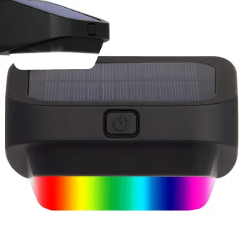 Садовый солнечный светодиодный RGB светильник для лестниц и...