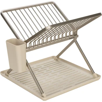 Saliekams trauku žāvētājs Brabantia SinkSide, Soft Beige