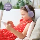 Беспроводные детские наушники PowerLocus P2 Kids, фиолетовые/белые