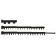 Wall-Mounted Folding Laundry Drying Rack, 18 Hooks, 123 cm, Black