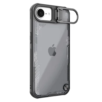 Nillkin Iceblade Prop vāciņš ar statīvu priekš iPhone 16e / 17e, melns