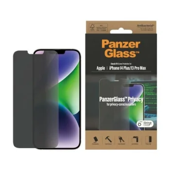 Антибактериальное стекло PanzerGlass Classic Fit Privacy для iPhone 14 Plus/13 Pro Max