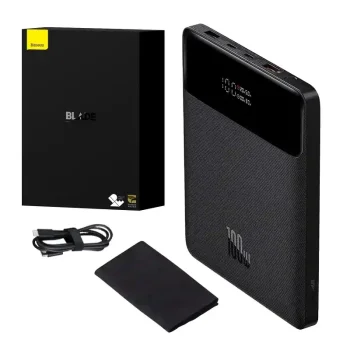 Внешний аккумулятор Baseus Blade 100W 20000mAh, Черный