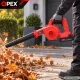 Аккумуляторная воздуходувка OPEX TOOLS OPX28022 21V 150W с 2 аккумуляторами и...