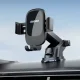 Dudao F5N+ gravitācijas auto telefona turētājs ar piesūcekni pie vējstikla vai paneļa, melns