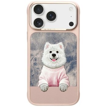 Чехол MagSafe для iPhone 17 Pro Max Nimmy Gentle Pets Dog - Розовый