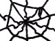 Halovīna Dekorācija Zirnekļa Tīkls Melns, 90x90 сm | Halloween Decoration Black Spider Web