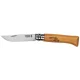 Opinel No. 08 Carbon saliekamais nazis ar maciņu koka kastītē
