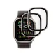 Aizsargstikls Tech-Protect Apple Watch Ultra 49 mm, 2 gab., sudraba un melns