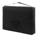 4FIZJO Foldable Aluminum Massage Table with Adjustable Top, 3 Sections, Black